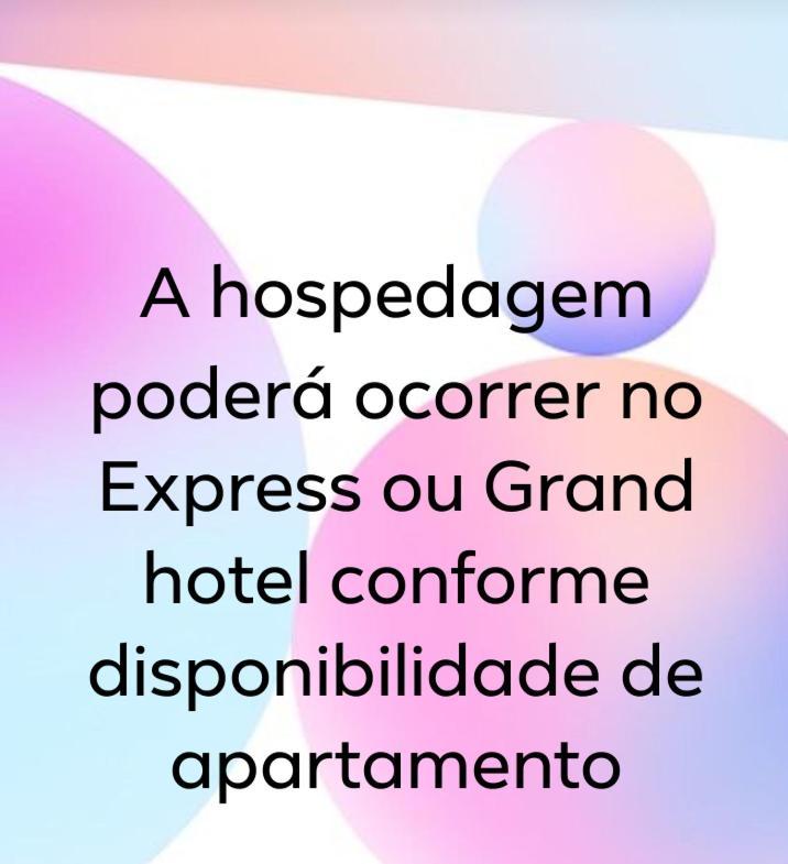 Golden Dolphin 3Pessoas Com Piscinas Termais Mais Toalhas E Roupas De Cama Lencois Travesseiros Fronhas Limpeza Do Check In Impostos E Taxas Ja Incluso Atencao A Hospedagem Podera Ocorrer No Express Ou Grand Hotel,Conforme A Disponibilidade De Apto カルダス・ノバス エクステリア 写真